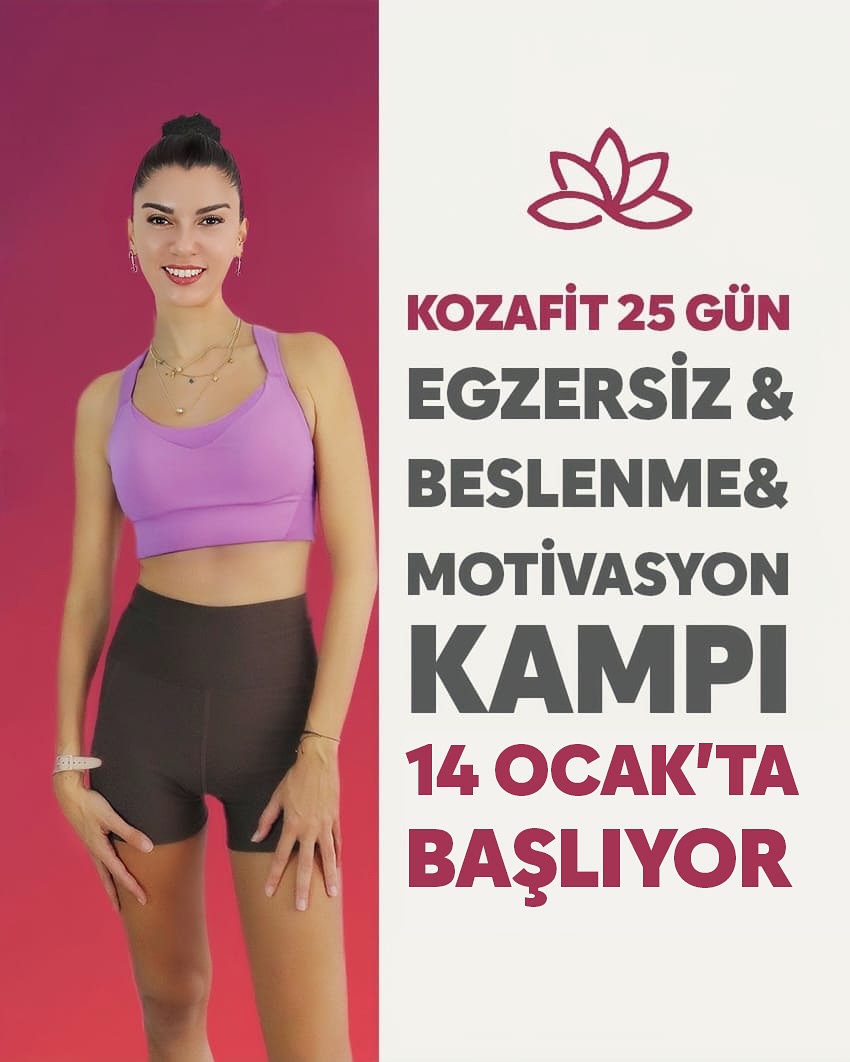 Kozafit 25 Gün 14 Ocak'ta Başlıyor: Fit Yaşam için Online Kamp