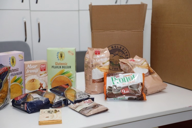 Kayseri Talas'tan çölyak hastalarına gıda paketi