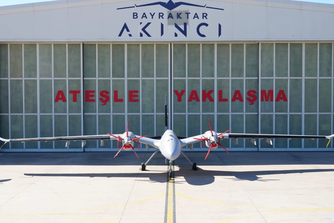 Jandarma'nın ilk 'AKINCI İHA'sı envanterde