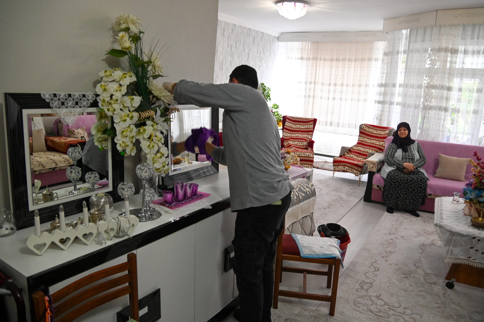 Konya Selçuklu'da 'evde yaşlı bakım hizmeti' örnek oluyor